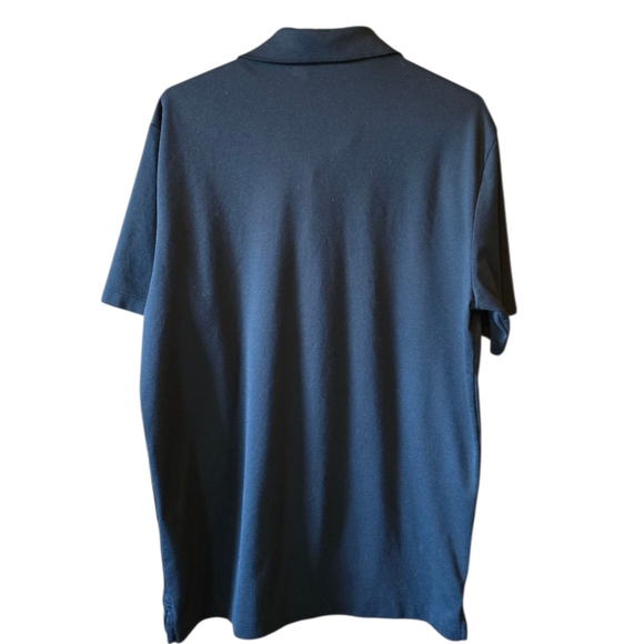 Theory Button Front Polo Black Size Medium - Picture 5 of 5